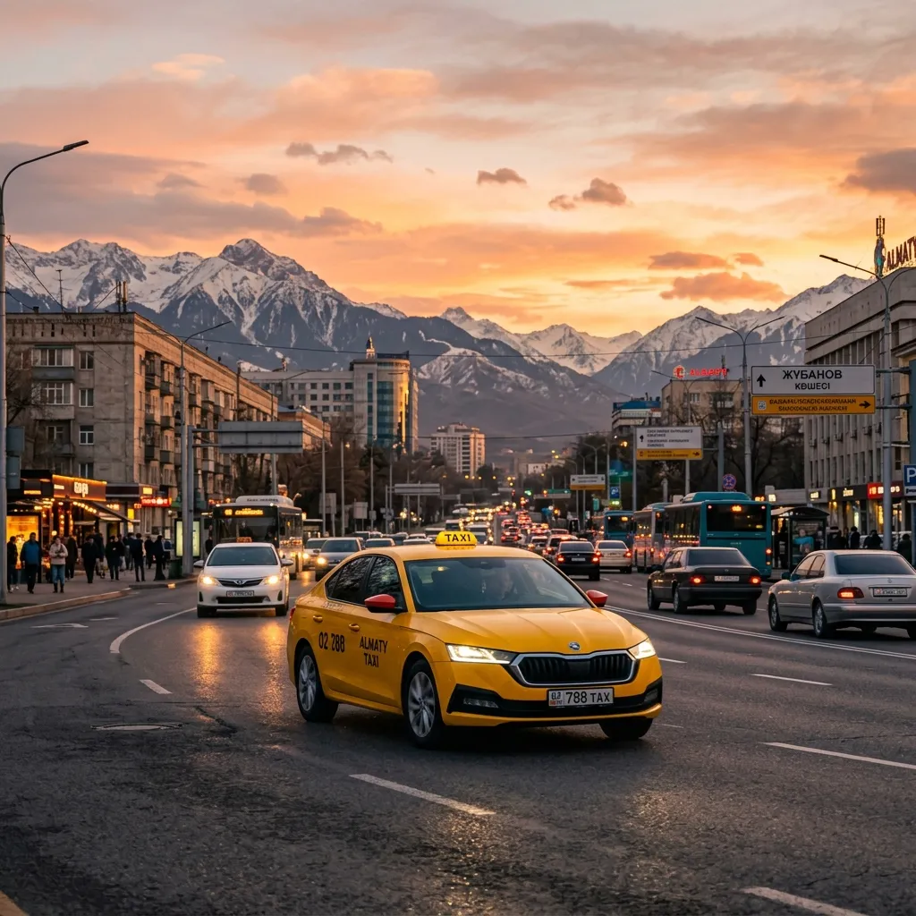Яндекс Такси в г. Алматы